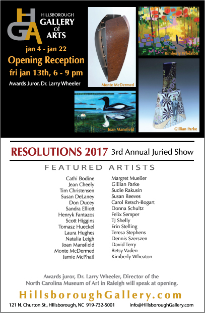 Resolutions 17 Opening Reception Visit Hillsborough Nc