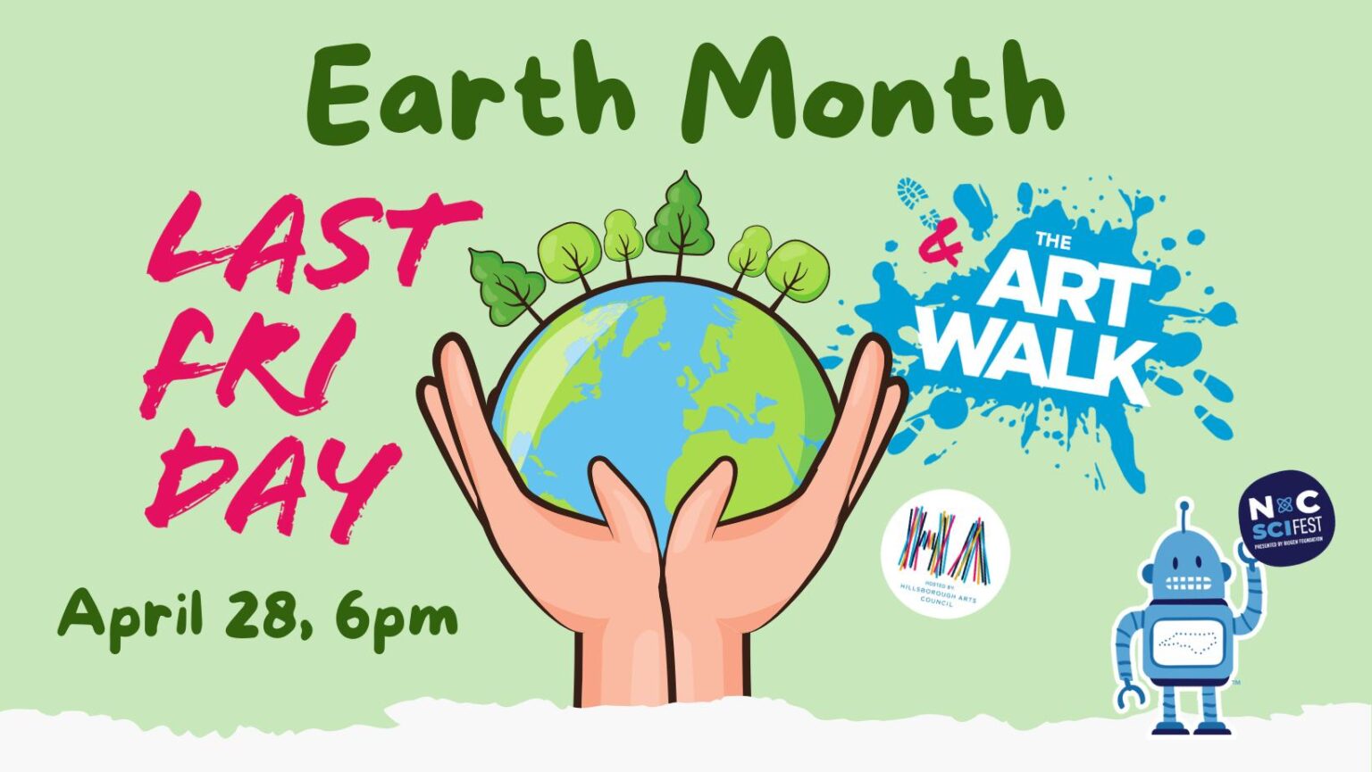 Earth Month Last Friday & the Art Walk! Visit Hillsborough, NC