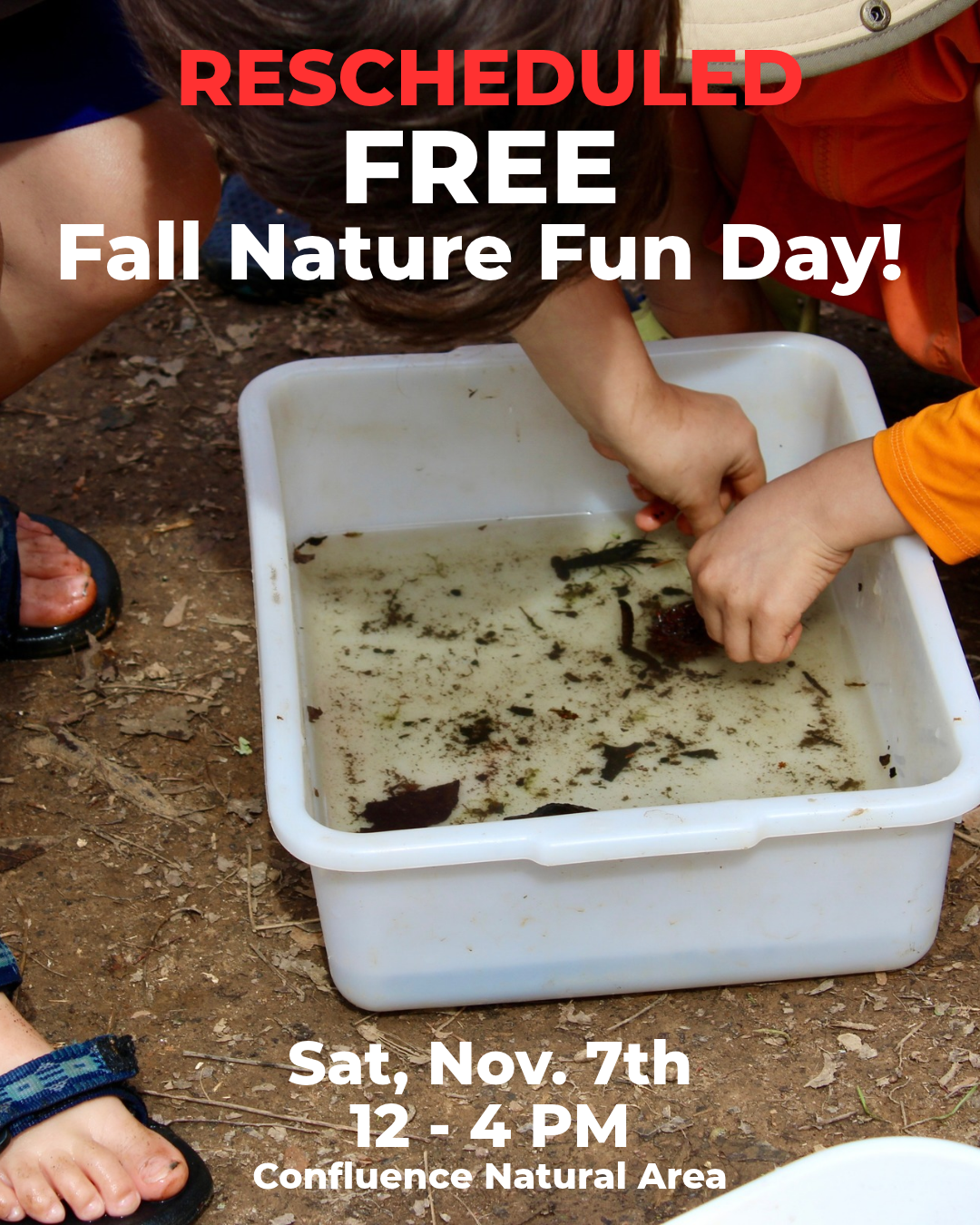 RESCHEDULED: Fall Nature Fun Day on the Eno — Outdoors & nature in Confluence Natural Area · Hillsborough, NC